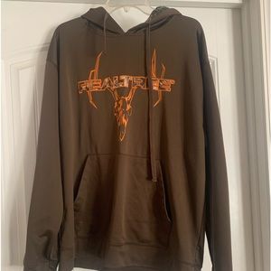 Brown Camo Realtree Hoodie Jacket men’s L